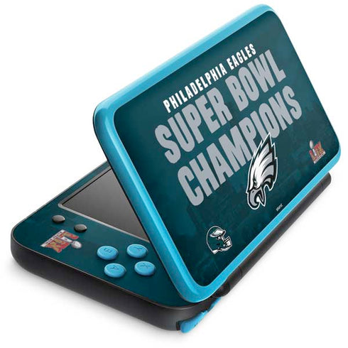 NFL Philadelphia Eagles Super Bowl LIX Champions Nintendo 2DS XL (2017) Skin